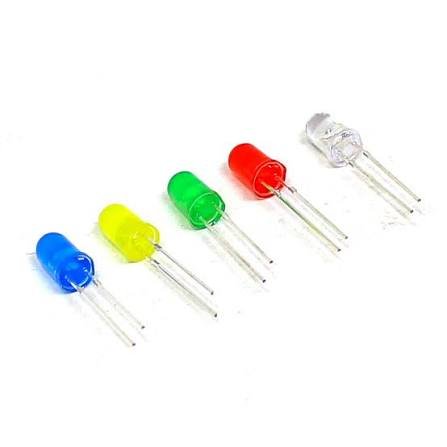 500 PCS 5 Colors F5 MM LED Kit - مجموعة ليدات ملونة 500 قطعة