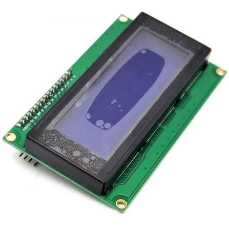 LCD Screen Display 20x4 With I2C, blue - شاشة إل سي دي 20×4 مع مسبق I2C