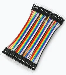 أسلاك توصيل جمبر Jumper Wires 20 سم - 40 سلك