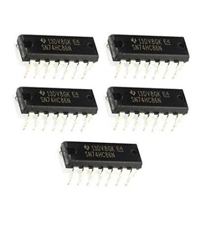 74HC86N DIP EXCLUSIVE-OR (XOR) Gate - بوابات منطقية XOR IC 74HC86