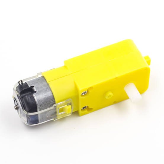 DC MOTOR with GearBox Robot Smart Car DC motor DIY 3-6V Grade B - محرك دي سي مع صندوق تروس للروبوتات
