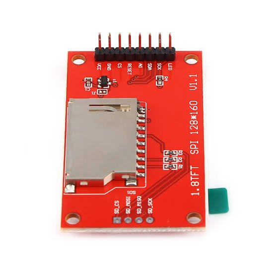 1.8 Inch TFT LCD Module 128*160 with 4 IO - شاشة إل سي دي ملونة TFT قياس 1.8 بوصة