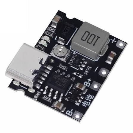 DC 3.7V 5V 9V 2A Adjustable Step Up 18650 Lithium Battery Charging Discharge Integrated Module - دائرة شحن ورفع جهد لبطاريات ليثيوم