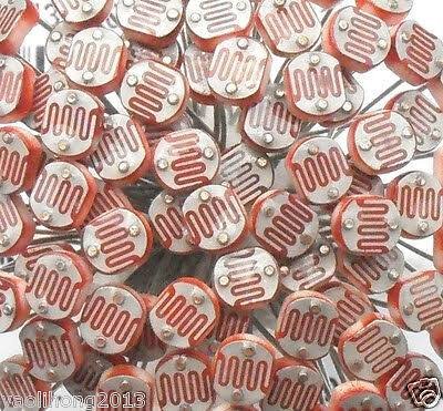 70PCS Photoresistors LDR Kit (Plastic Bag) - مجموعة حساسات ضوئية LDR مقاومة ضوئية