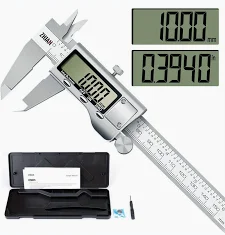 Metal Solar Power Digital Caliper 150mm - قدمة ذات ورنية رقمية كاليبر معدني 150 مم