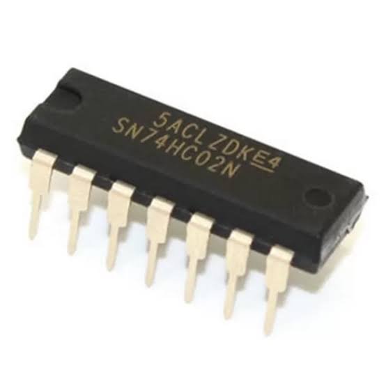 74HC02 DIP NOR Gate - بوابات منطقية IC 74HC02