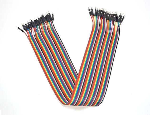 أسلاك توصيل جمبر Jumper Wires 40 سم - 40 سلك