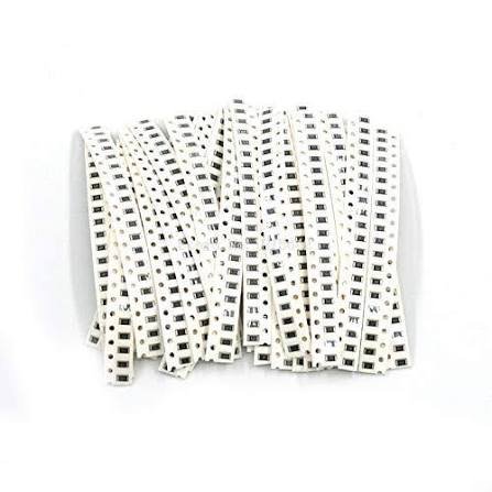 1206 Smd Resistor Kit 10hm-1M Ohm 1% 33Valuesx 20Pcs=660Pcs - مجموعة مقاومات سطحية SMD