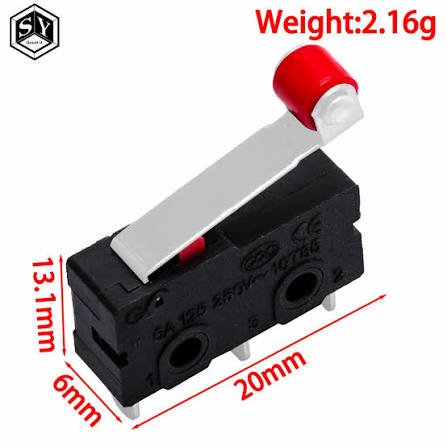 Micro Normally Open Close Limit Switch - مفتاح تحديد حركة ميكرو سويتش
