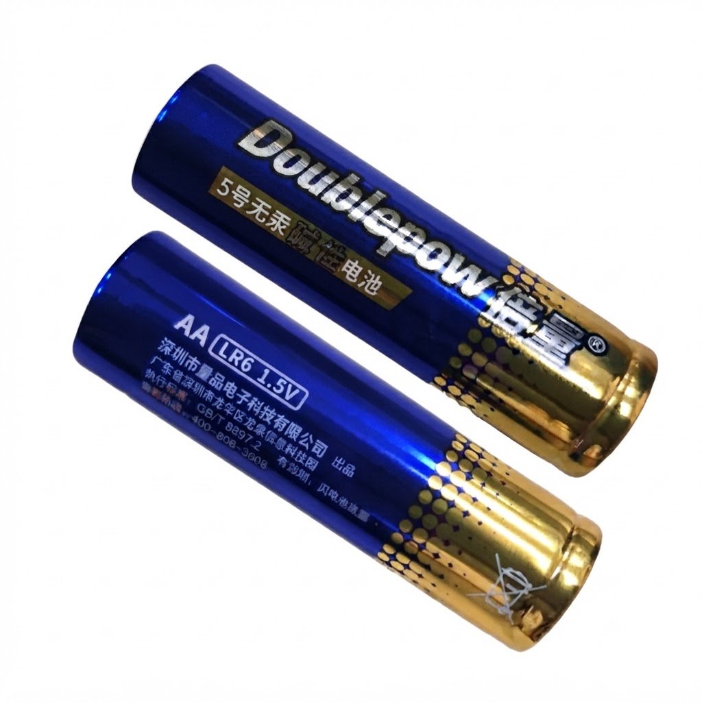 AA Battery 1.5v Lr6 normal/310min (Alkaline battery) doublepow - بطارية قلم AA قلوية