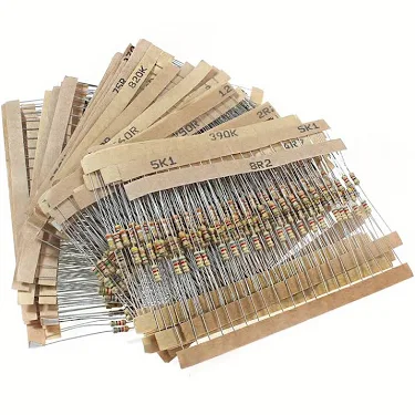 1500PCS 1/4W Metal Film Resistor kit (Plastic Bag) - مجموعة مقاومات فيلم معدني 1500 قطعة