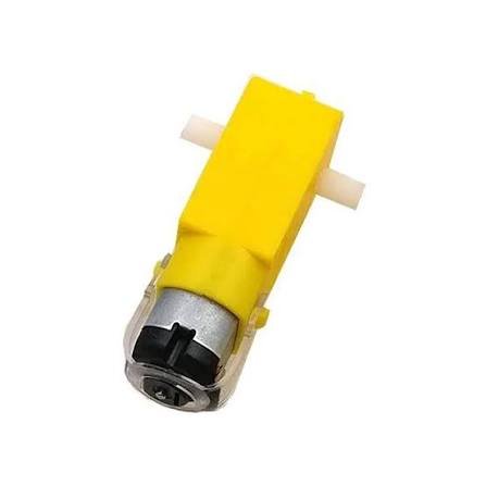 DC MOTOR with GearBox Robot Smart Car DC motor DIY 3-6V Grade B - محرك دي سي مع صندوق تروس للروبوتات
