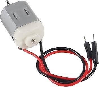 3-6V DC 130 Motor with Jumper Wires - محرك دي سي صغير مع أسلاك