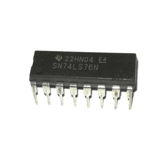 SN74LS76N Dual JK Flip-Flip With Set And Clear - قلاب منطقي JK Flip-Flop