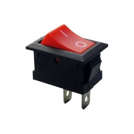 Medium Red Rocker Boat Switch 2P 20mm KCD1-101 - مفتاح تشغيل قارب أحمر KCD1