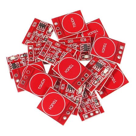 TTP223 Touch button Module Capacitor type Single Channel - حساس لمس مفرد TTP223