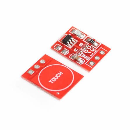 TTP223 Touch button Module Capacitor type Single Channel - حساس لمس مفرد TTP223