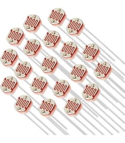 70PCS Photoresistors LDR Kit (Plastic Bag) - مجموعة حساسات ضوئية LDR مقاومة ضوئية