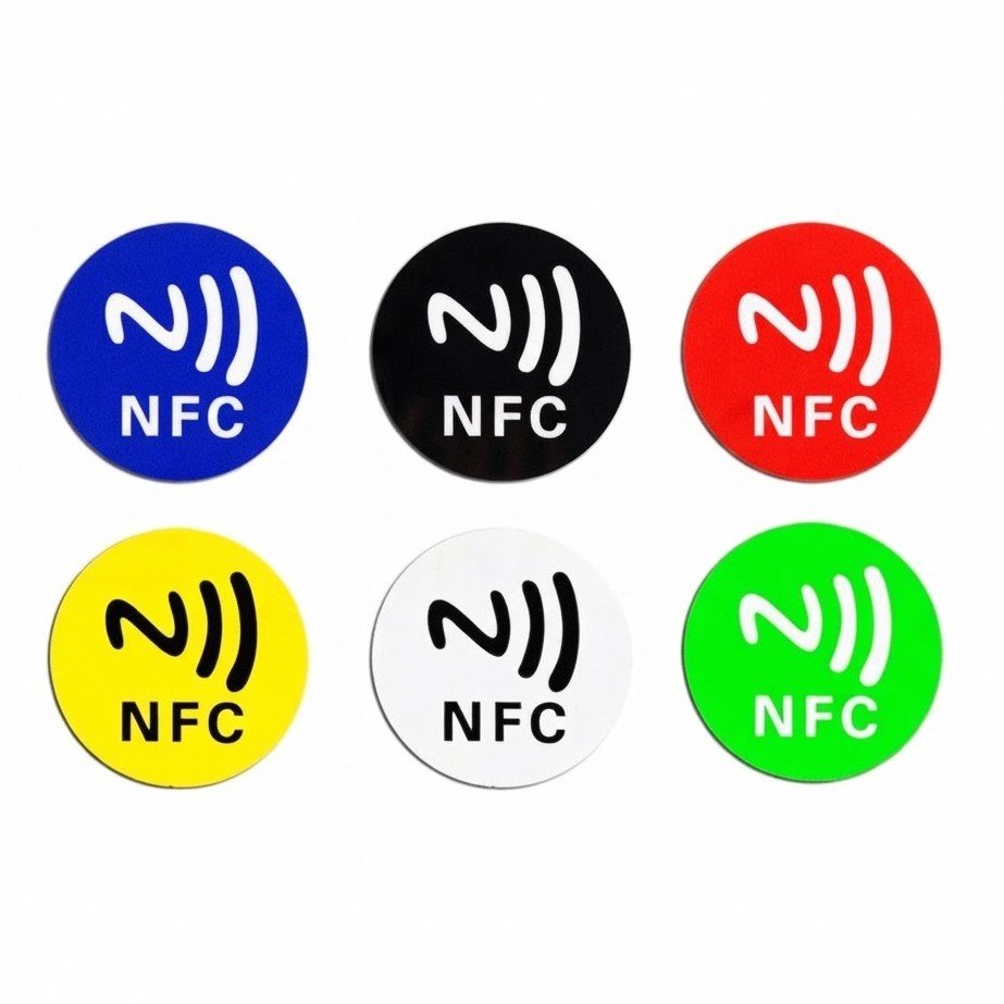6pcs NFC TAG CHIP NTAG203 ISO 14443-3A NXP-Mifare ultralight - بطاقات ملصقات NFC ذكية NTAG203
